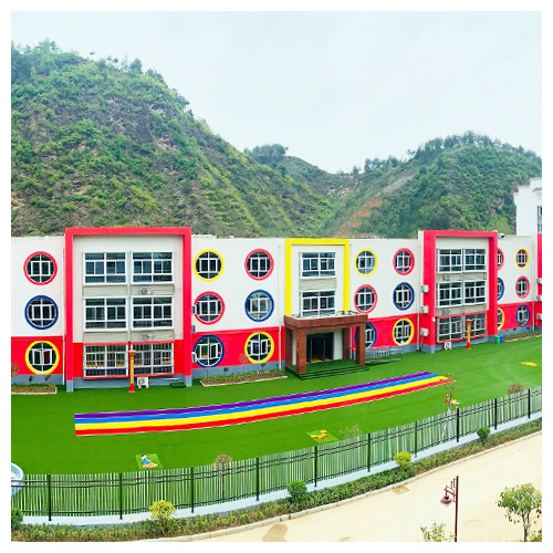 武清高坝店镇中心幼儿园人造草坪跑道